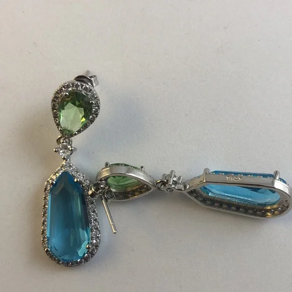 Pastel Gemstone Earrings - Picture 8 of 8